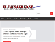 Tablet Screenshot of bonaerenseonline.com